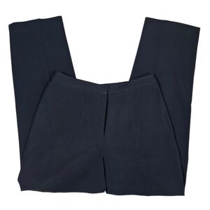 Josephine Chaus Navy Straight-Leg Trousers